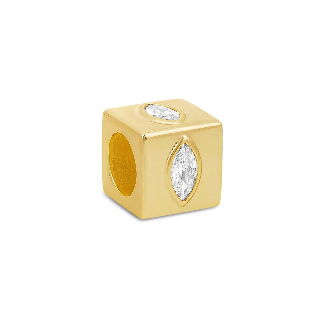 Marquis Cube Spacer Charm