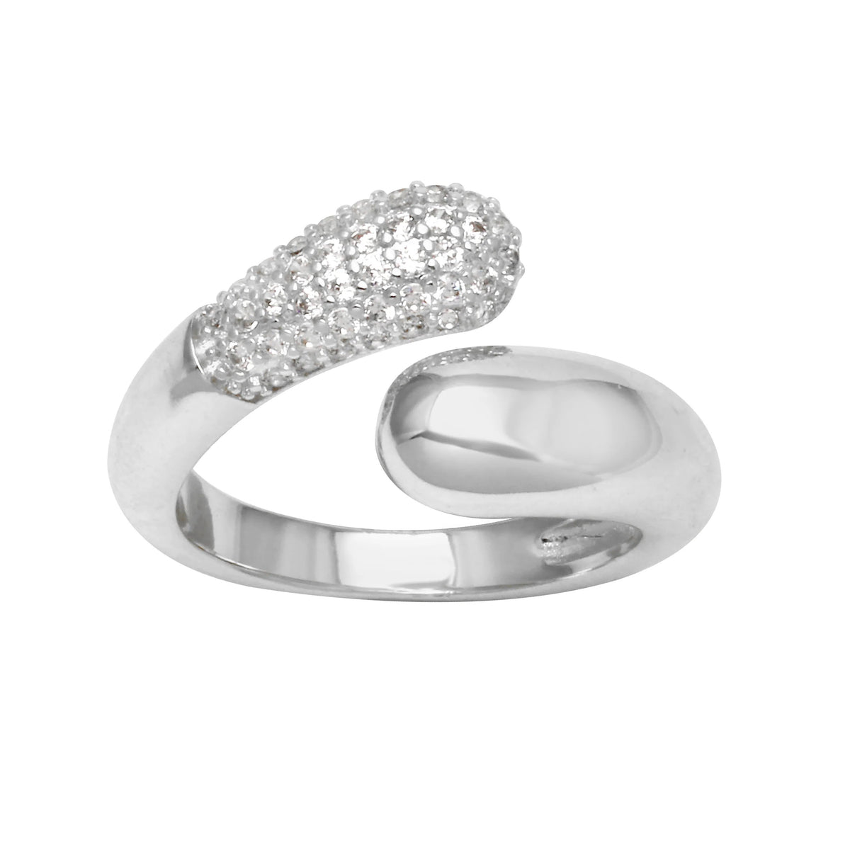 Puffy Wrap Ring Silver
