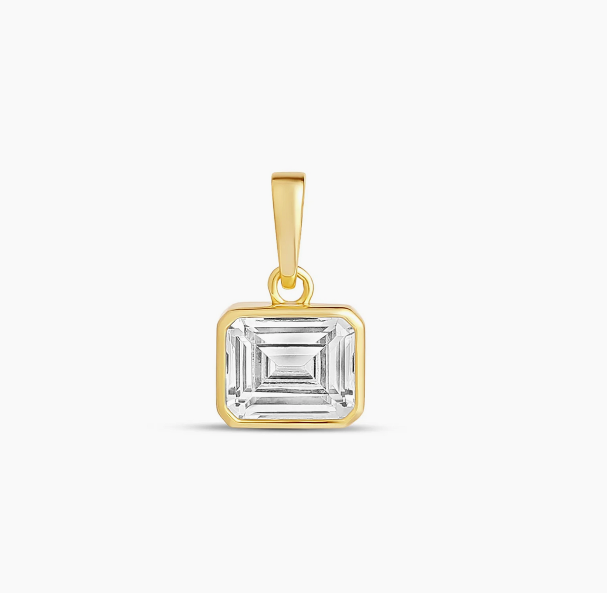 Emerald Cut Charm
