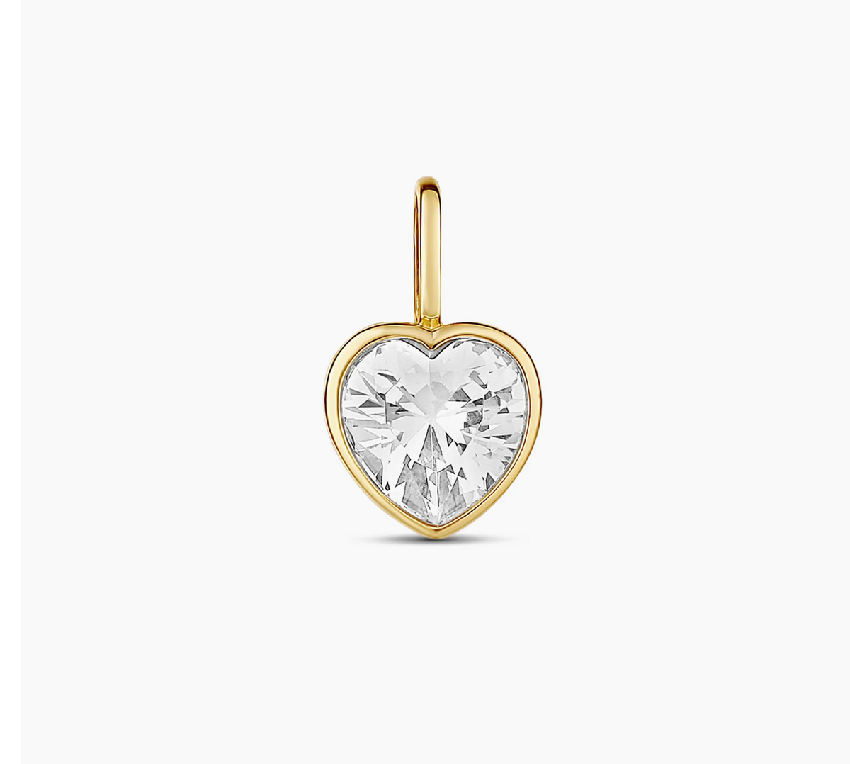 Diamond Heart Charm