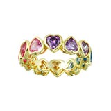 Jumbo Rainbow Heart Band