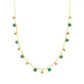 Enamel Heart Charm Necklace
