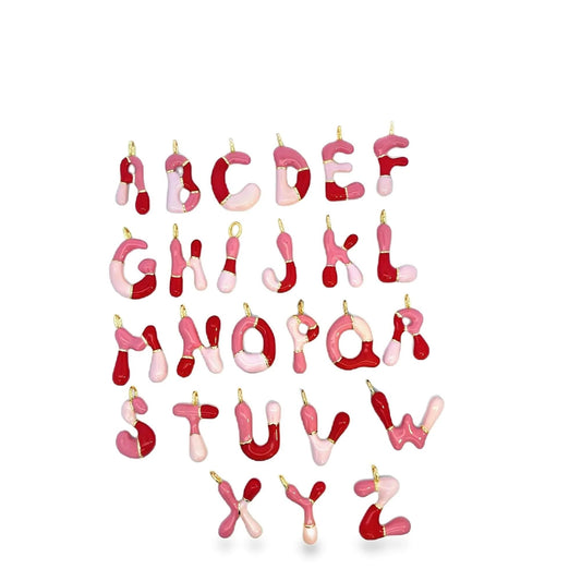 Enamel Letter Charms