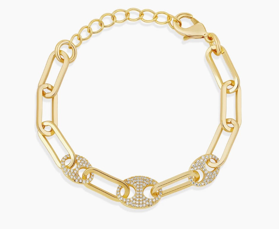 Pave Mariner Bracelet