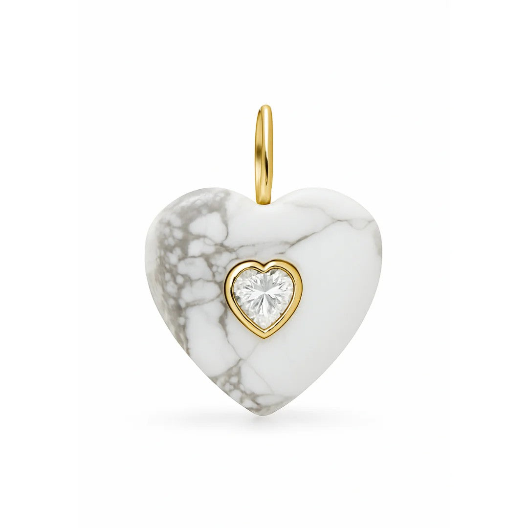 Heart Gem Charm