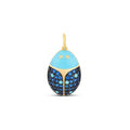 Lucky Ladybug Charm Blue
