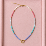 Pastel Bliss Natural Stone Necklace