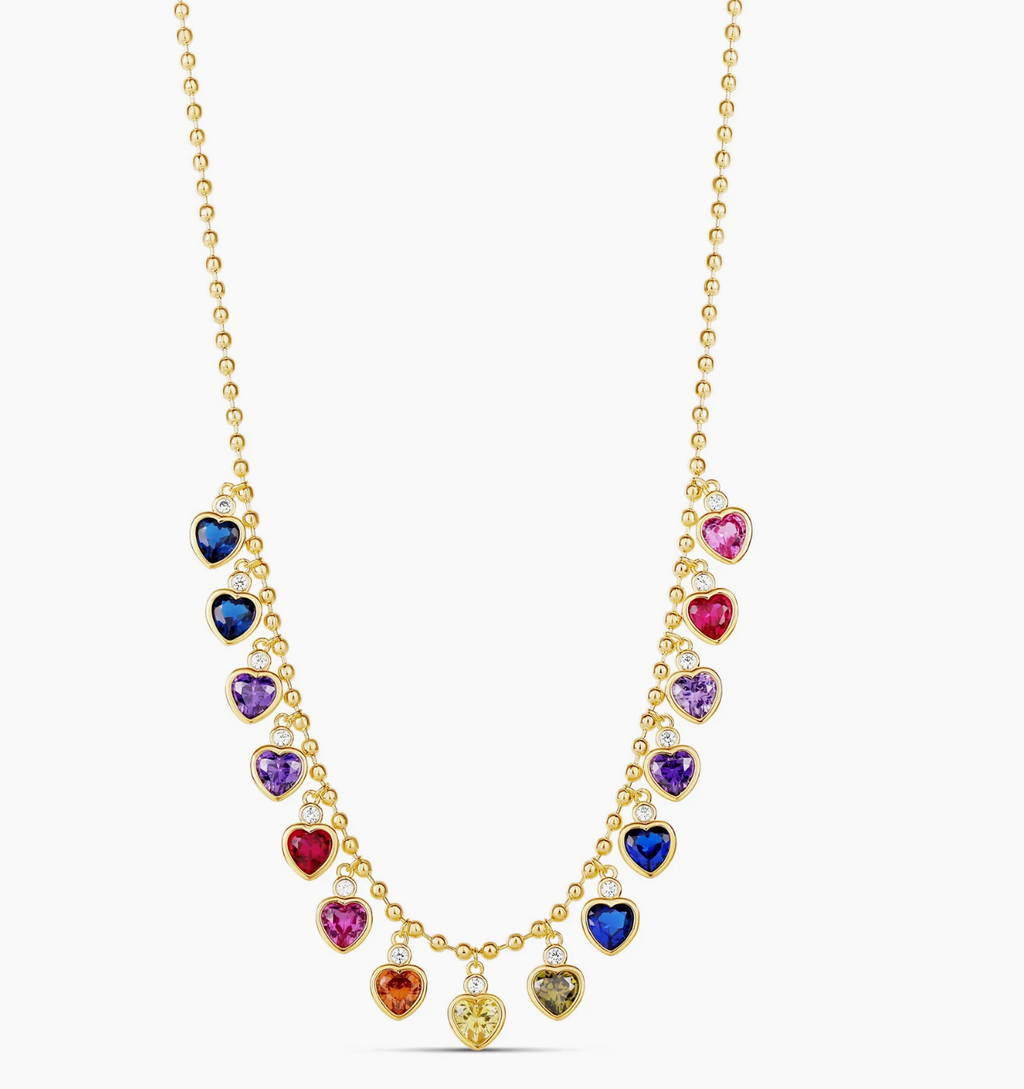 Rainbow Love Necklace