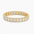 Emerald Shape Stretchy Bracelet