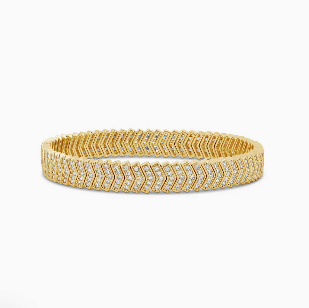 Full Pave Arrow Stretchy Bracelet