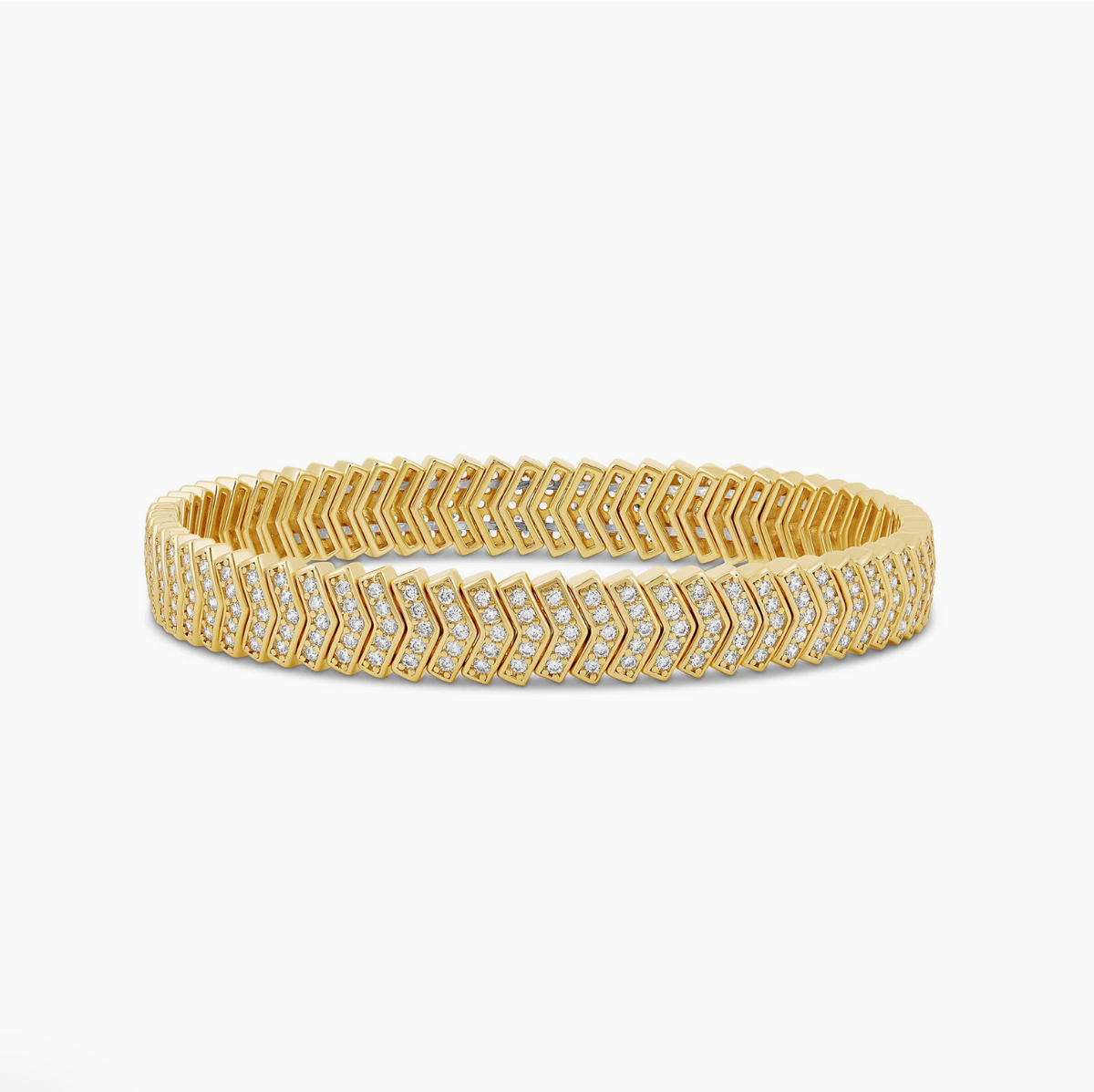 Full Pave Arrow Stretchy Bracelet