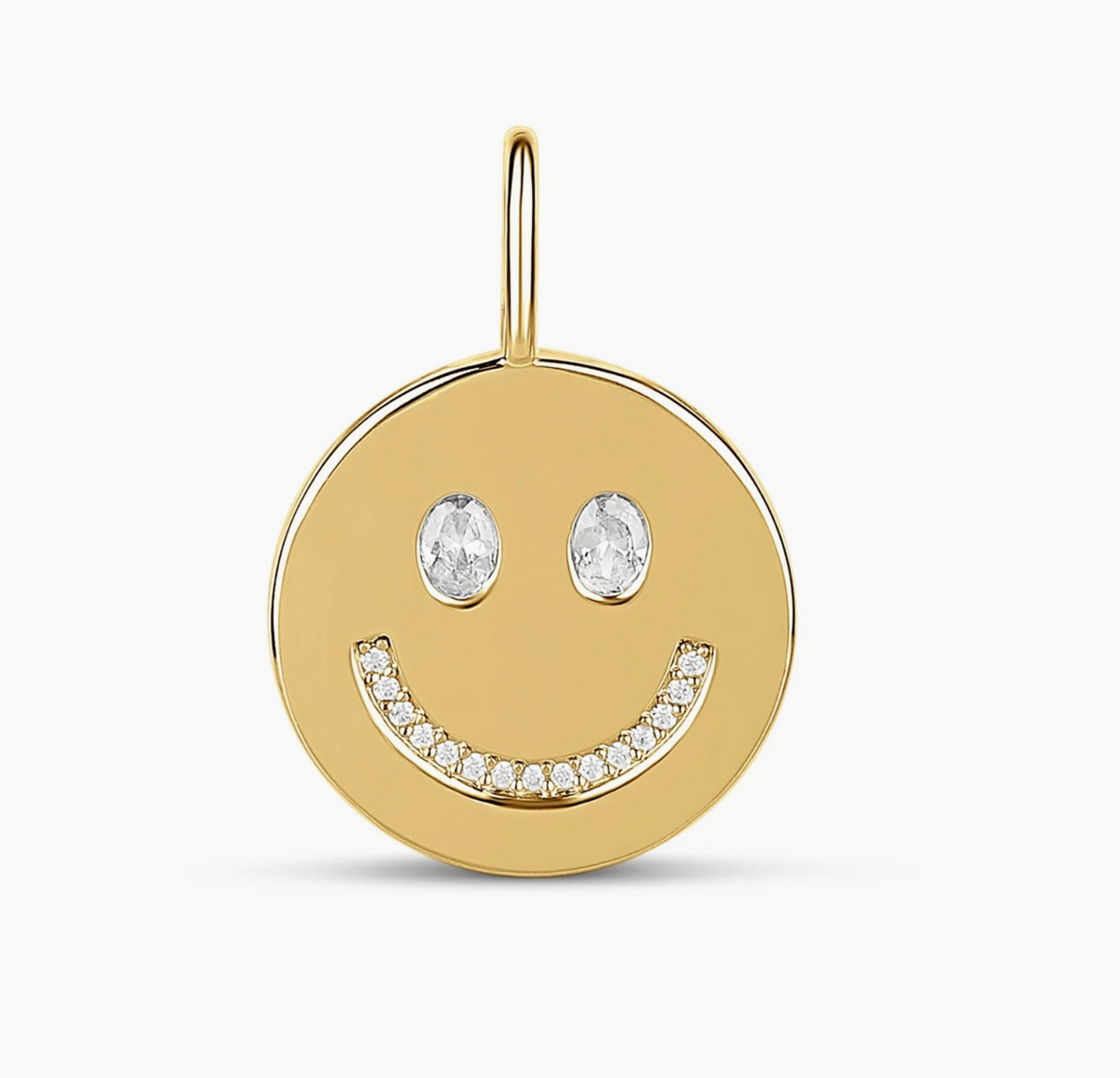Solid Happy Face Charm