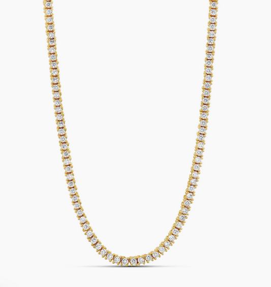 Classic Thin Tennis Choker Silver