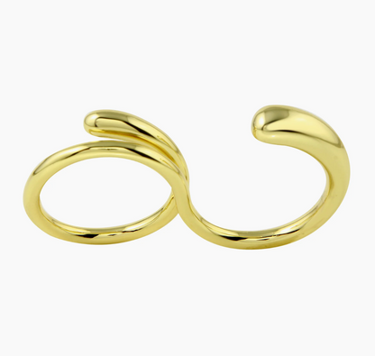 Double Wave Ring