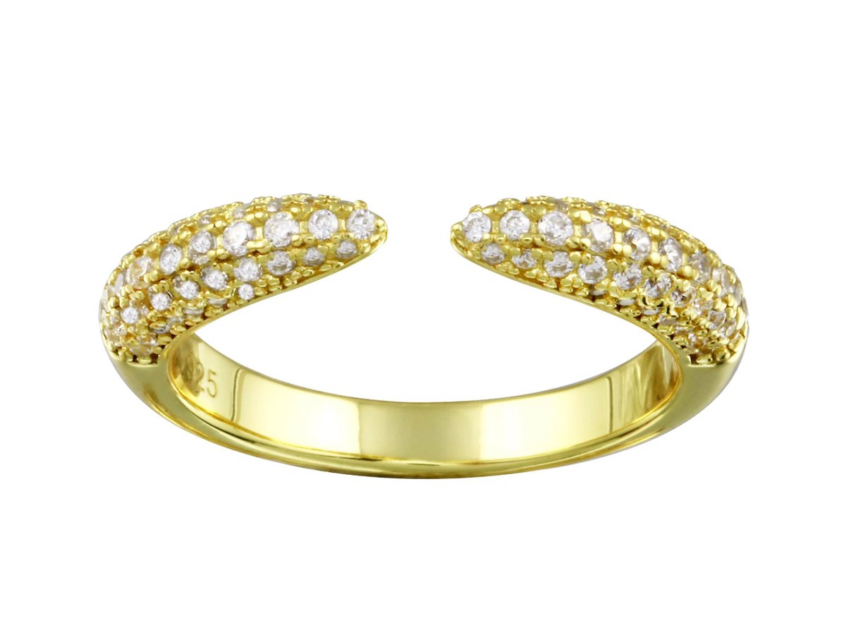Full Pave Claw Ring