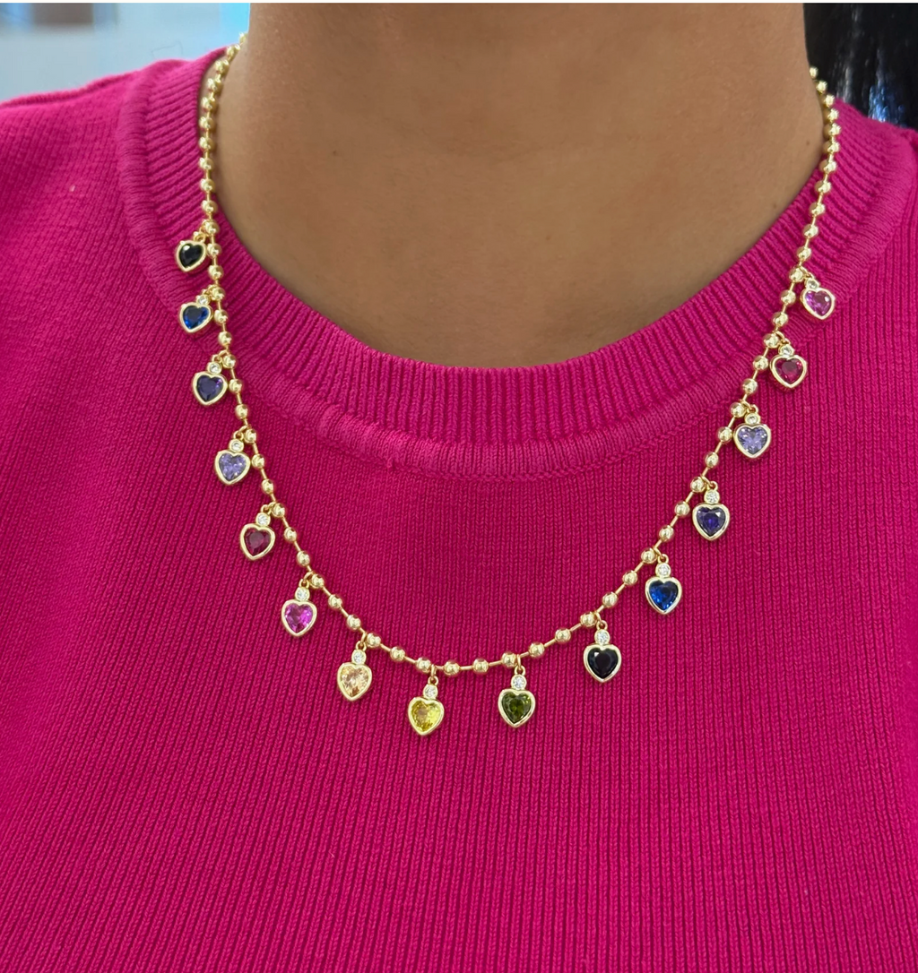 Rainbow Love Necklace