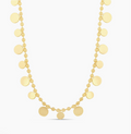 Multi Disk Dangle Necklace