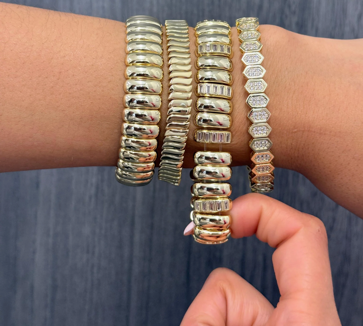 Luxe Tube Stretchy Bracelet