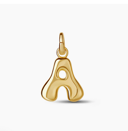 Gold Letter (Initial Drip)  Charms