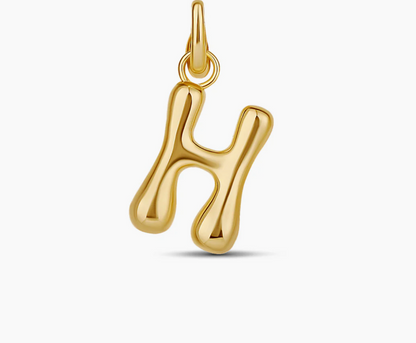 Gold Letter (Initial Drip)  Charms