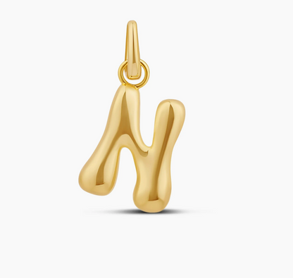 Gold Letter (Initial Drip)  Charms