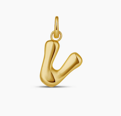 Gold Letter (Initial Drip)  Charms