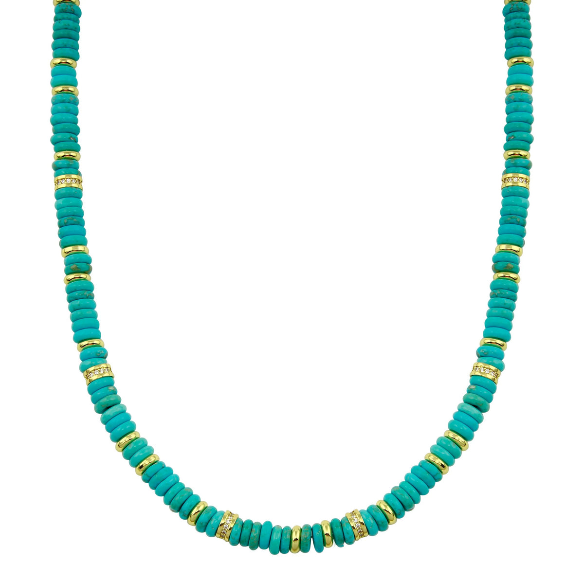 Turquoise Pukka Necklace