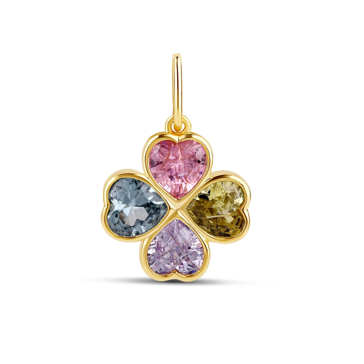 Sparkly Clover Charm