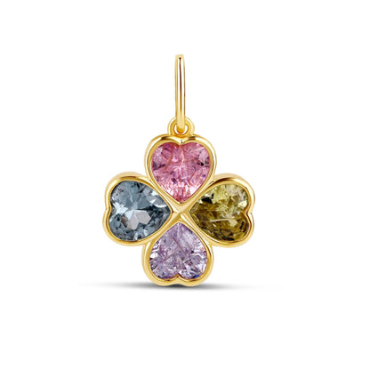 Sparkly Clover Charm